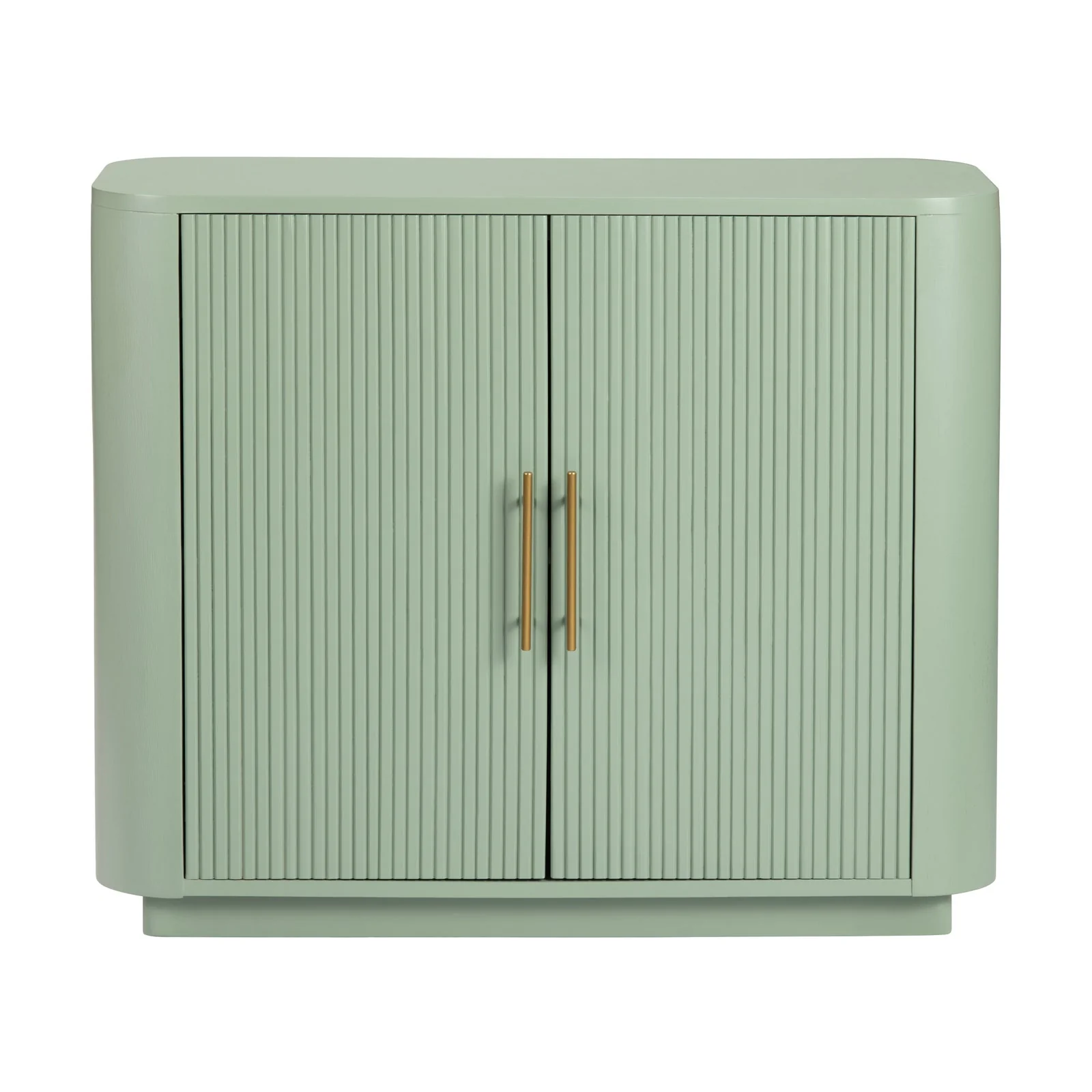 Crestview Collection Julia Pistachio Green Two- Door Cabinet - Image 3