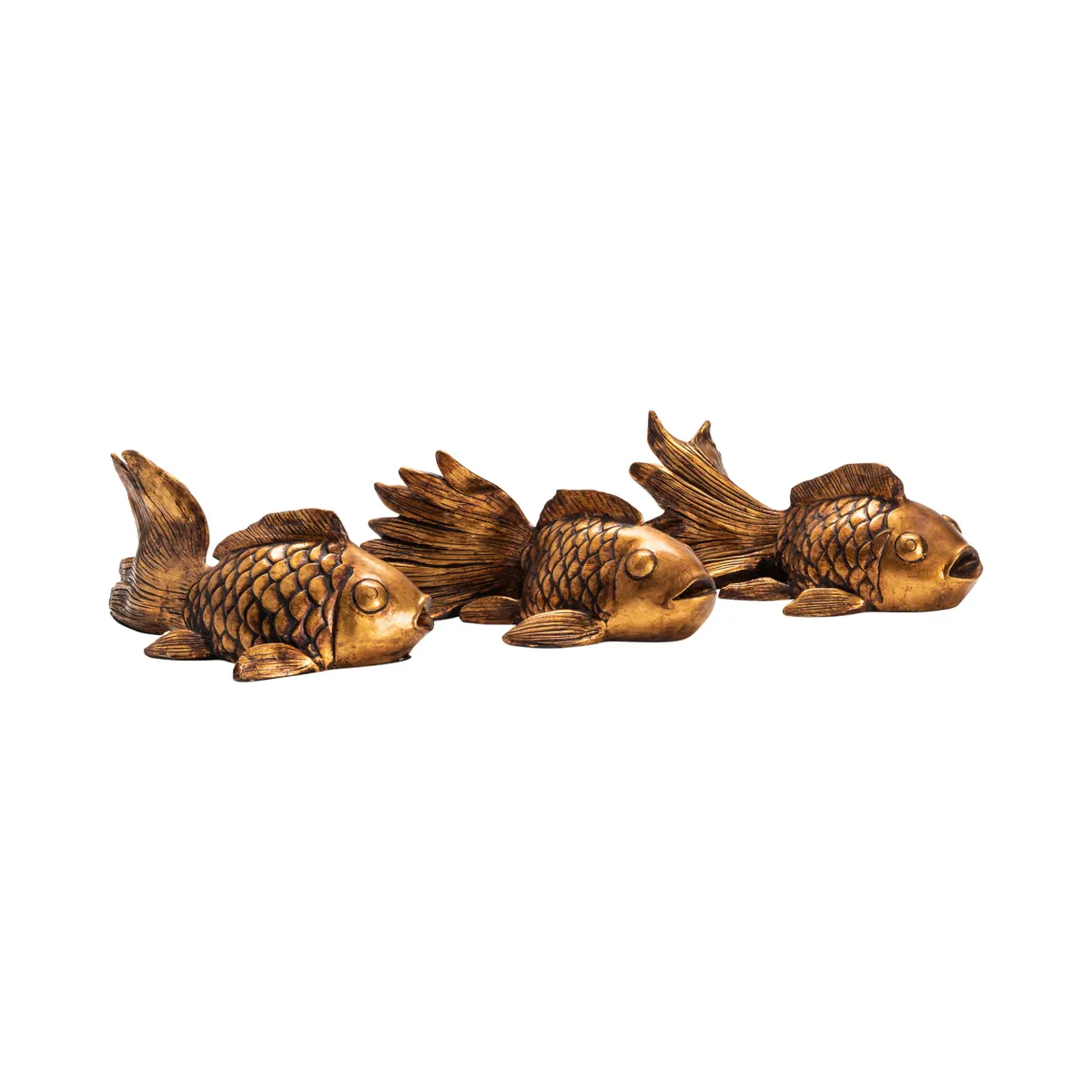 Crestview Collection Koi Statues ~ Set Of 3 - Image 2