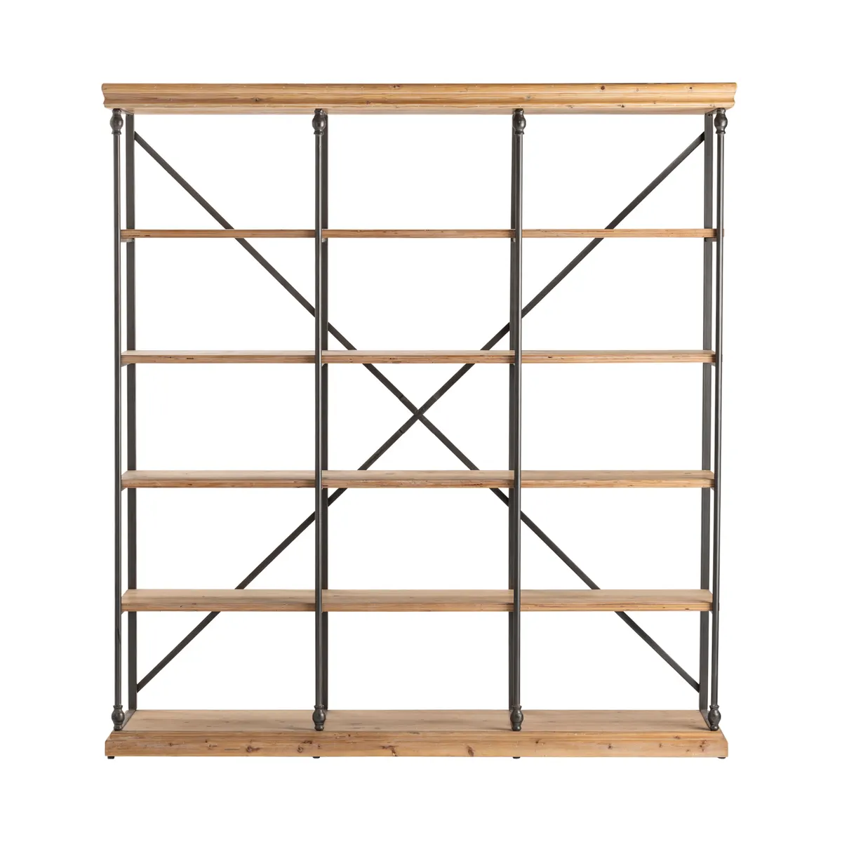 Crestview Collection La Salle Bookcase ~ 3- Section - Image 2