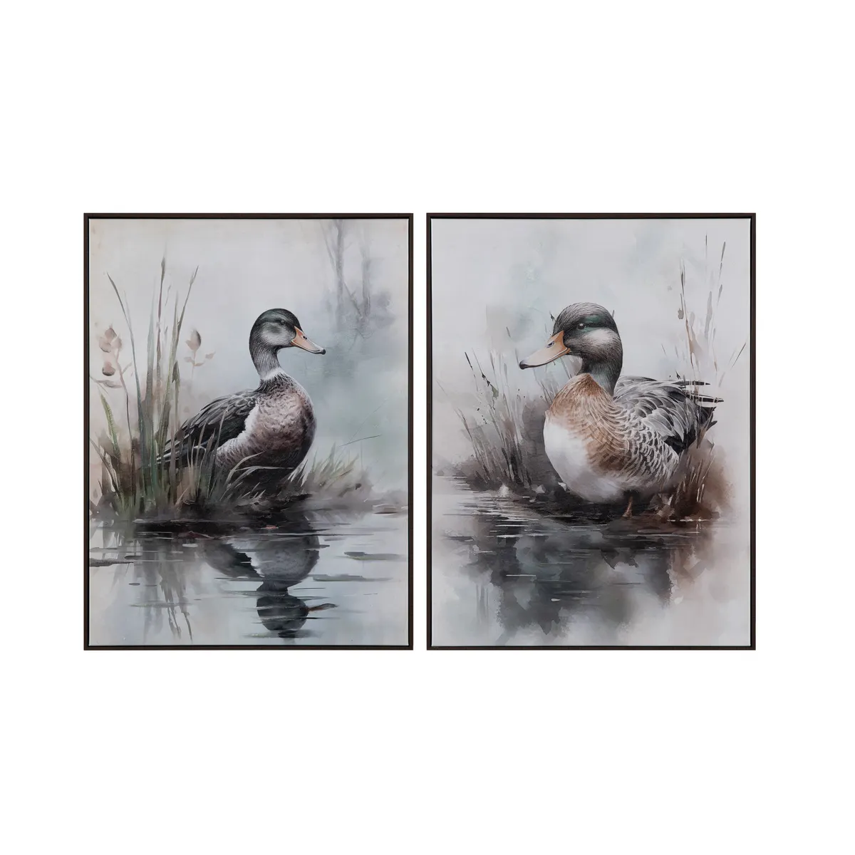Crestview Collection Laying Low Duck Wall Art ~ Set Of 2 - Image 2