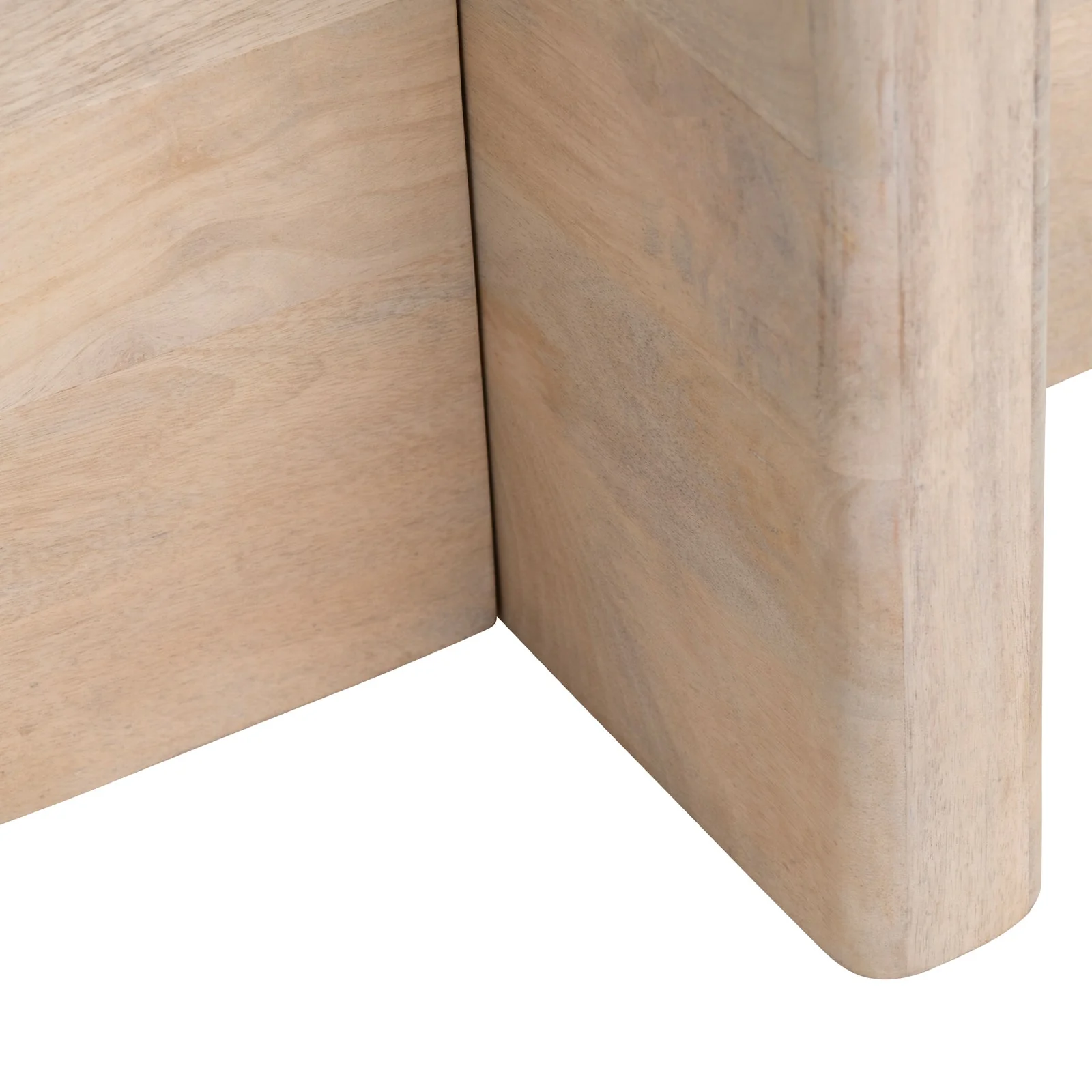 Crestview Collection Mercer Modern Mango Wood Round End Table - Image 4