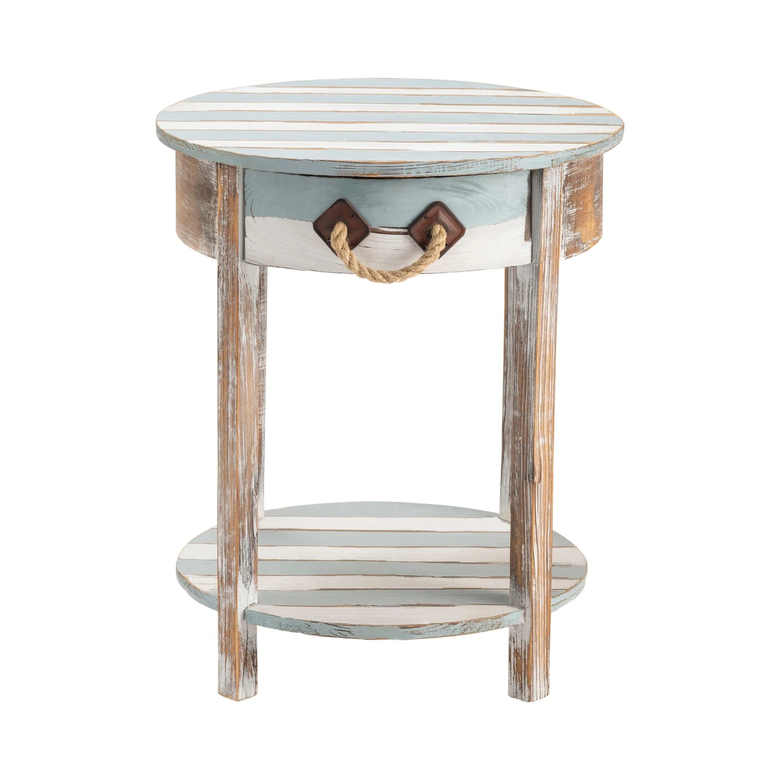 Crestview Collection Nantucket Weathered Wood Accent Table - Image 2