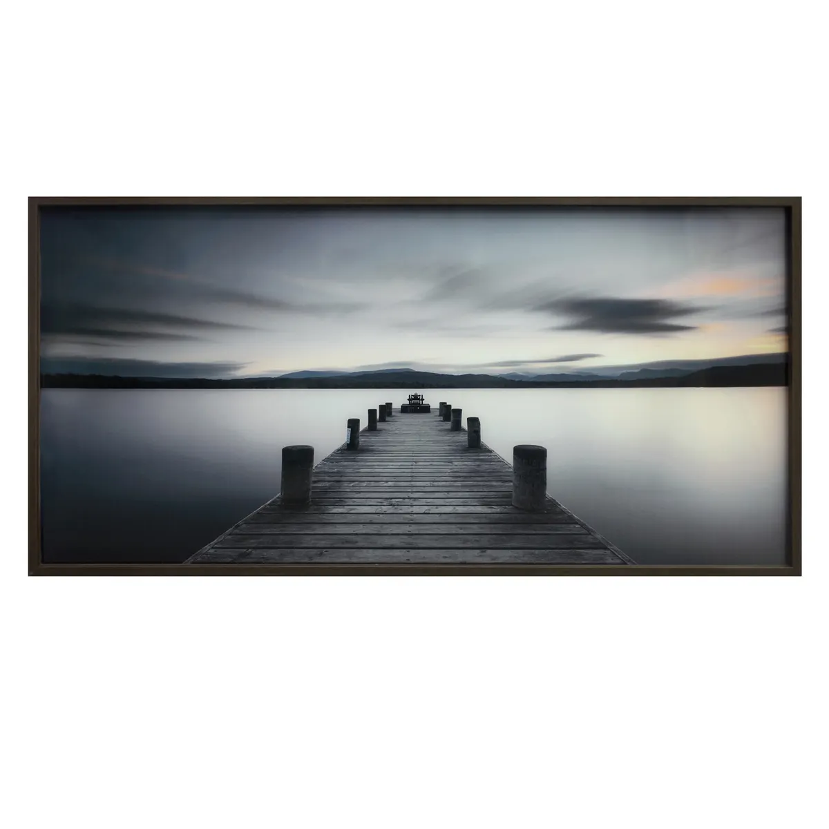 Crestview Collection Pier Walk Hand Painted Canvas Wall Art
