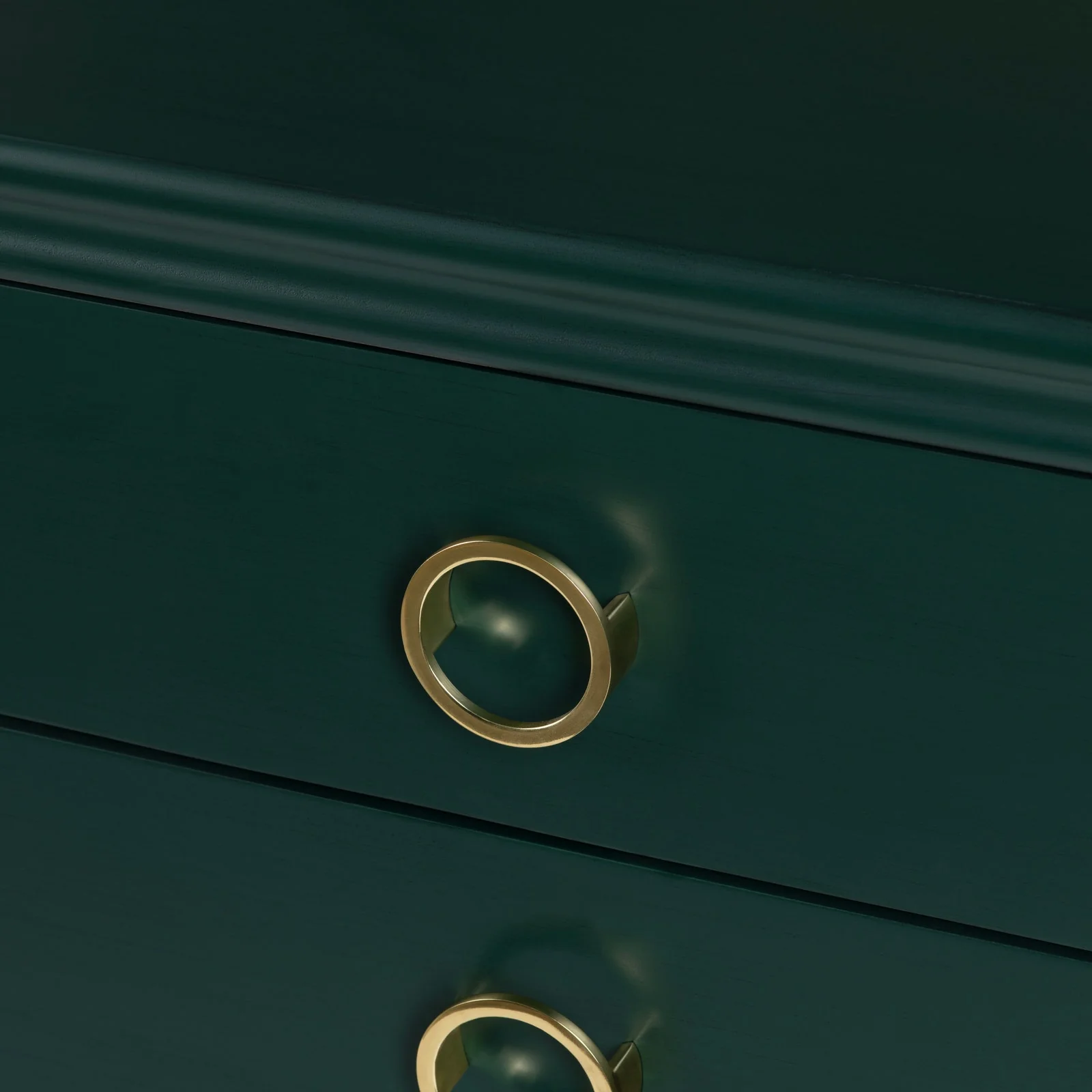 Crestview Collection Pomeroy Emerald Green And Gold Chest - Image 4