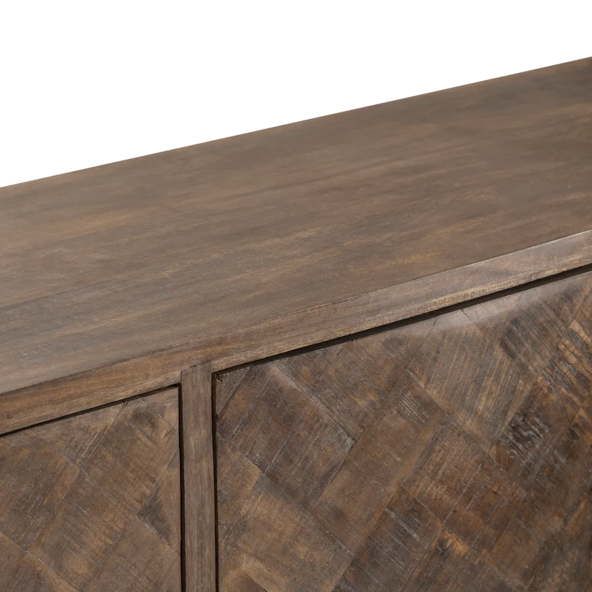 Crestview Collection Rowley Herringbone Sideboard - Image 4