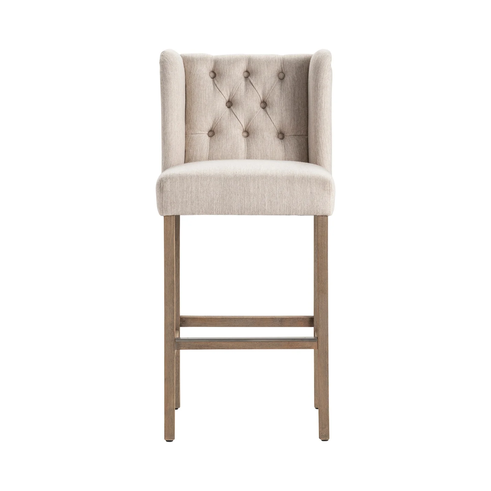 Crestview Collection Stanton Cream Tufted  Bar Stool - Image 2