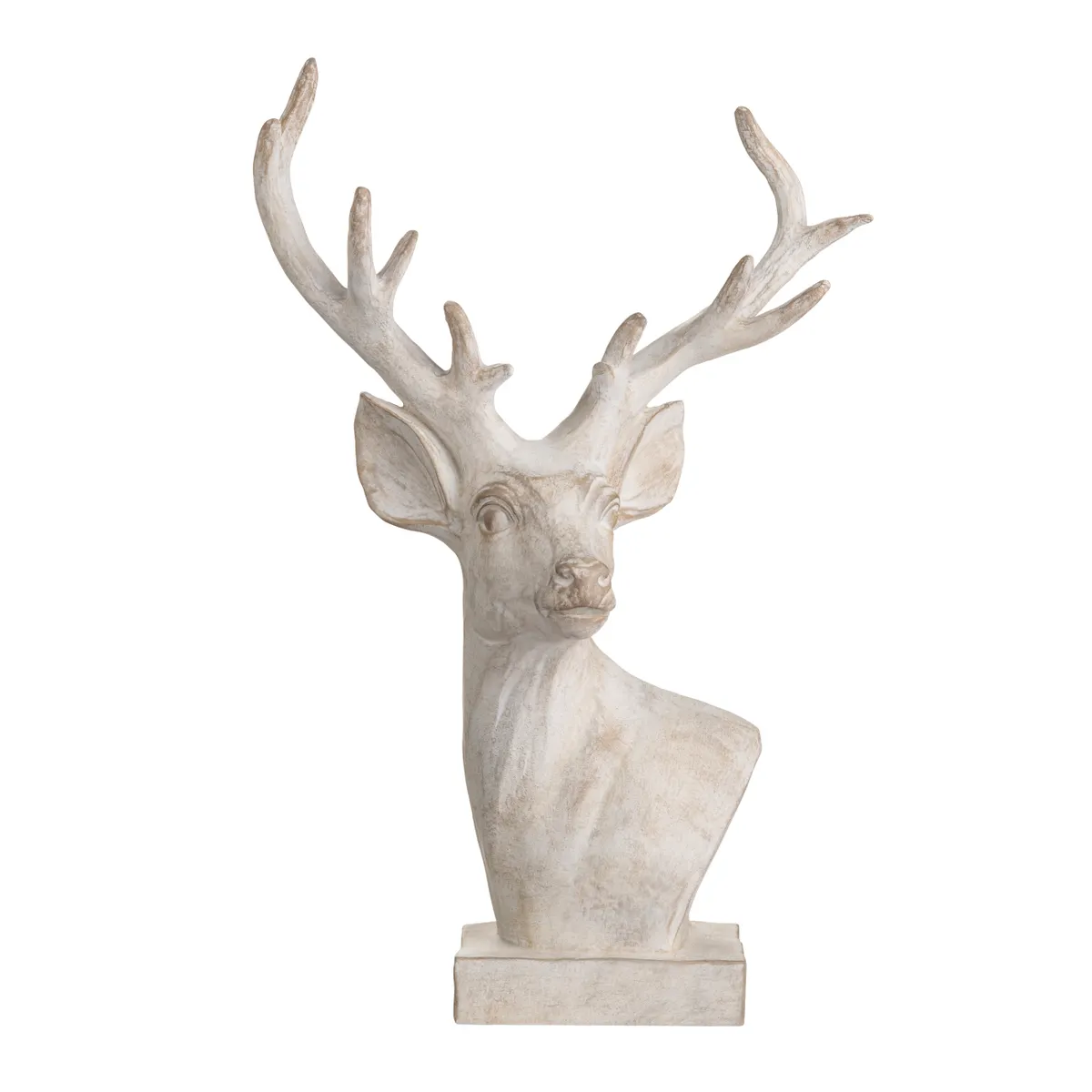Crestview Collection White Hart Sculpture - Image 3