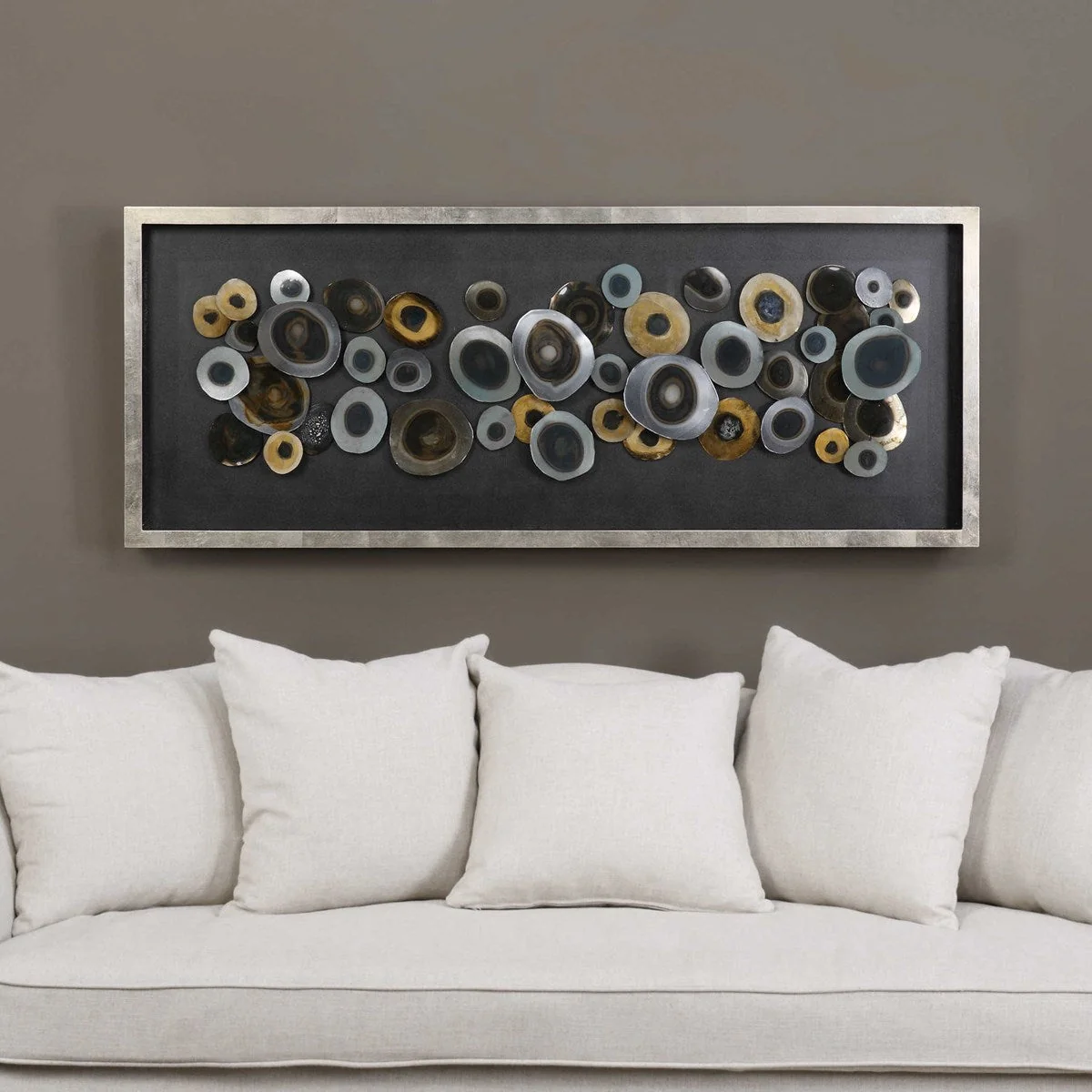 Uttermost Discs Modern Abstract Shadow Box Frame - Image 2