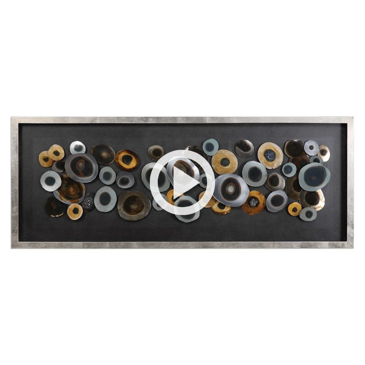 Uttermost Discs Modern Abstract Shadow Box Frame - Image 4