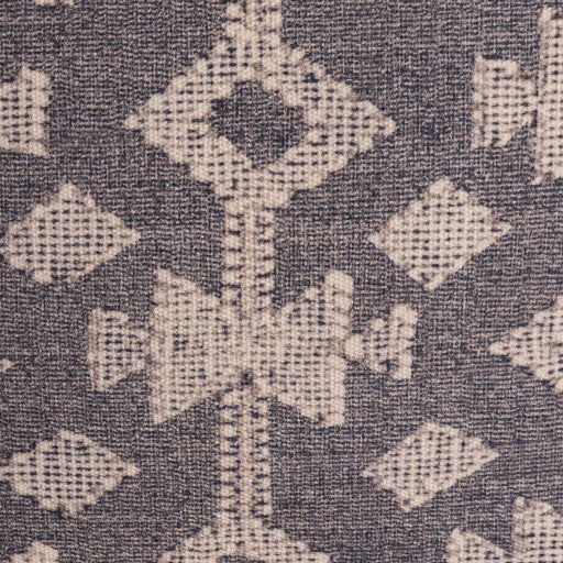 Surya Djenne Modern Boho Ivory & Charcoal Hand Woven Ottoman DJN-001 - Image 7