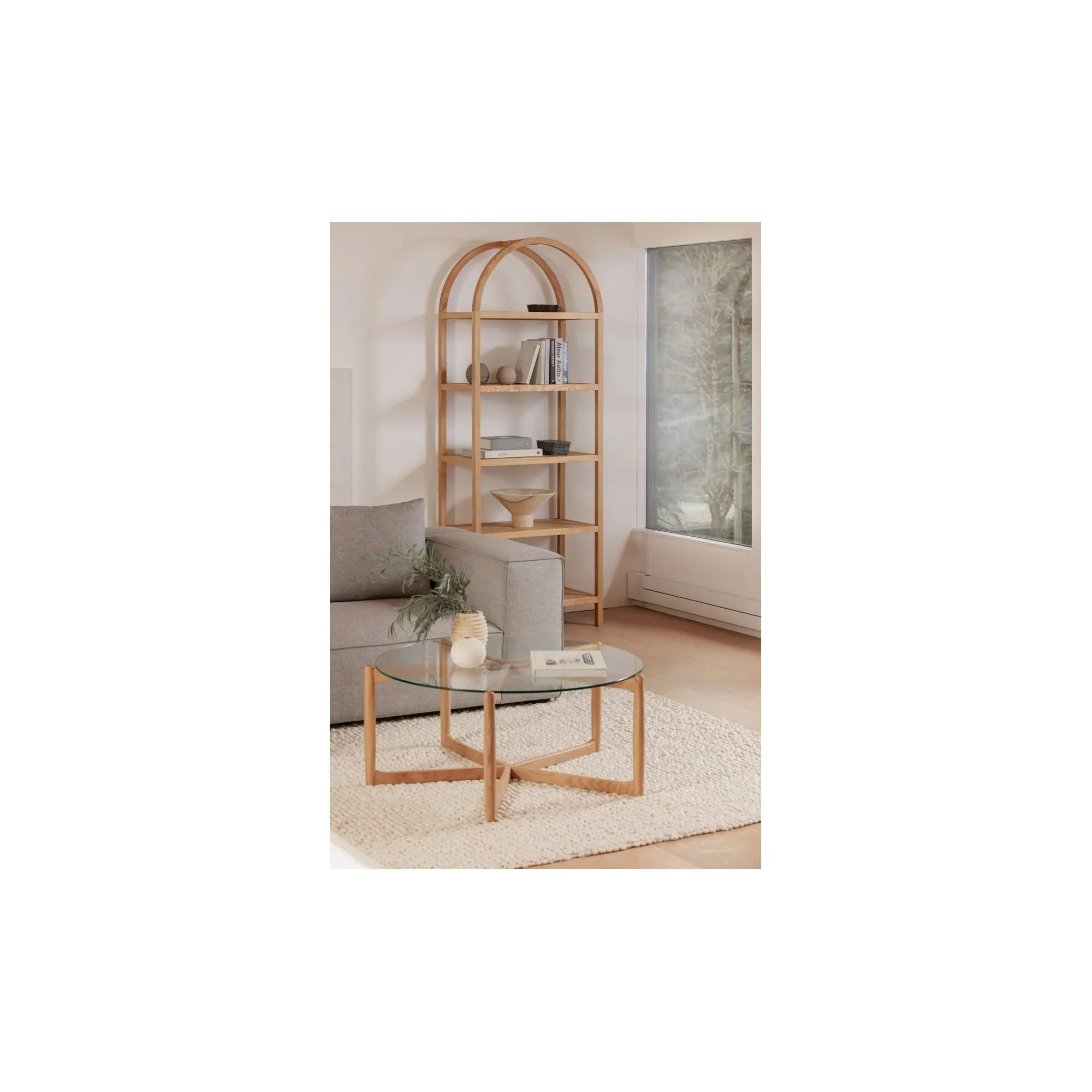Moe’s Home Collection Eero Natural Bookcase - Image 4