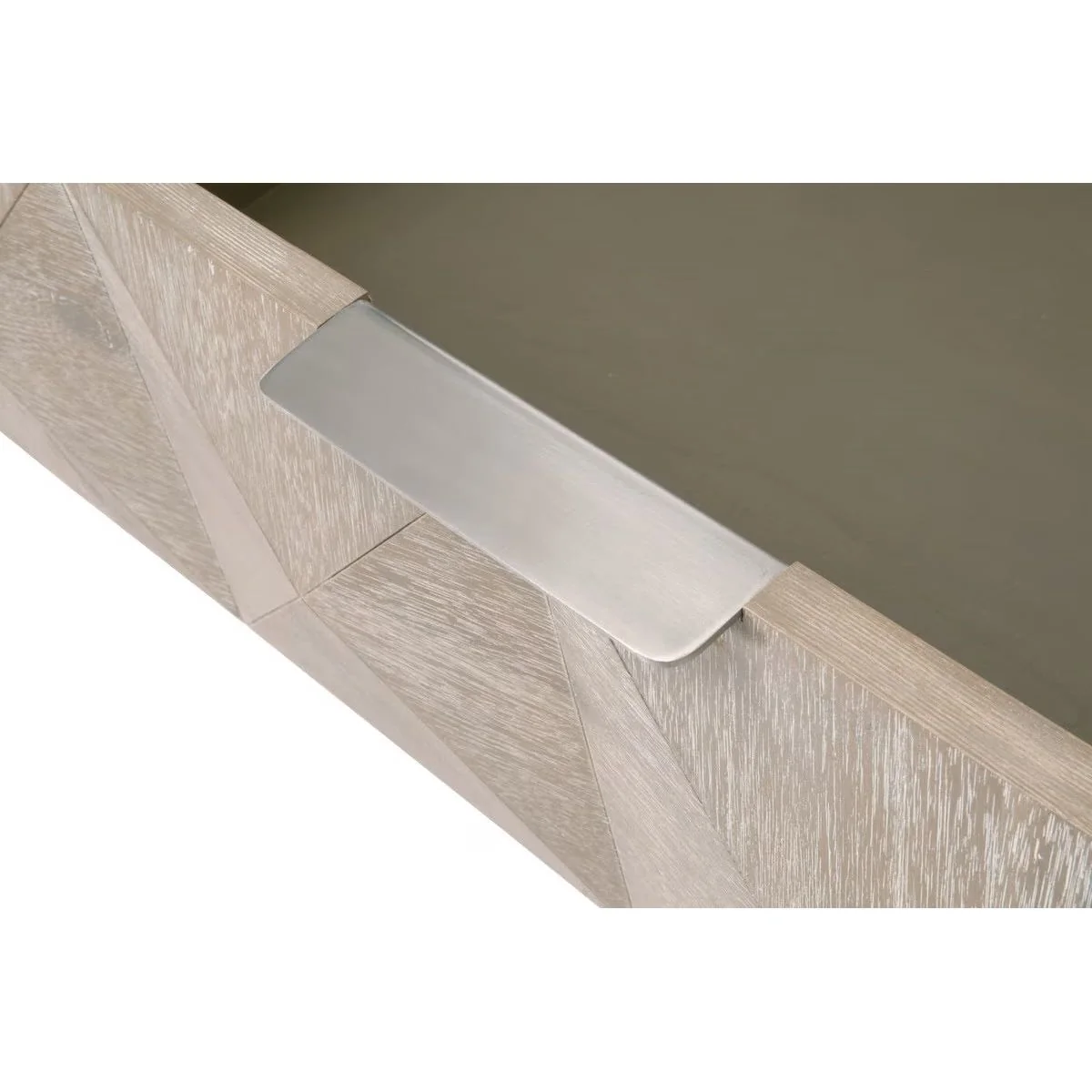 Essentials For Living Atlas 6-Drawer Double Dresser ~ Natural Gray Acacia Wood With  Brushed Stainless Steel Hardware ~ LIMITED QUANTITY! ~ 1 LEFT - Image 8