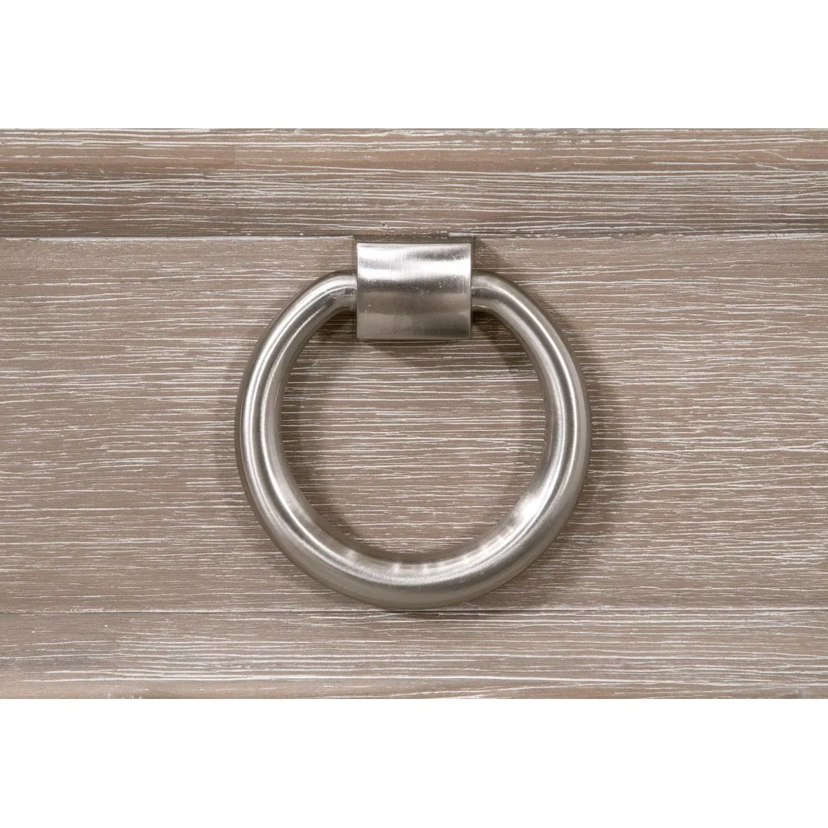 Essentials For Living Azure Carrera 6-Drawer Dresser ~ Natural Gray Acacia, White Carrera Marble With Brushed Stainless Steel Hardware - Image 9