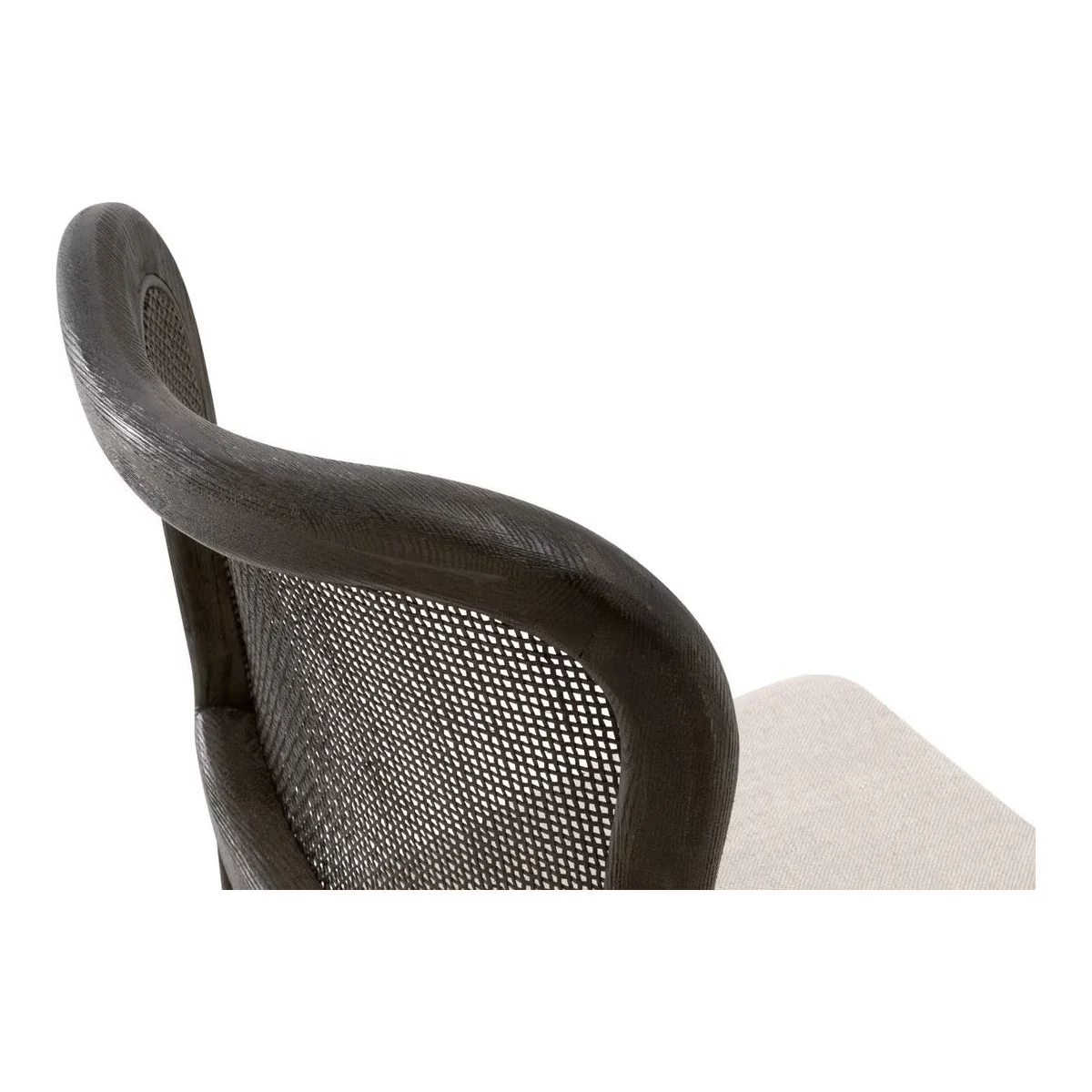 Essentials For Living Cela Dining Chair ~ Bisque With Matte Brown Oak & Matte Brown Cane Frame (SET of 2) - Image 7