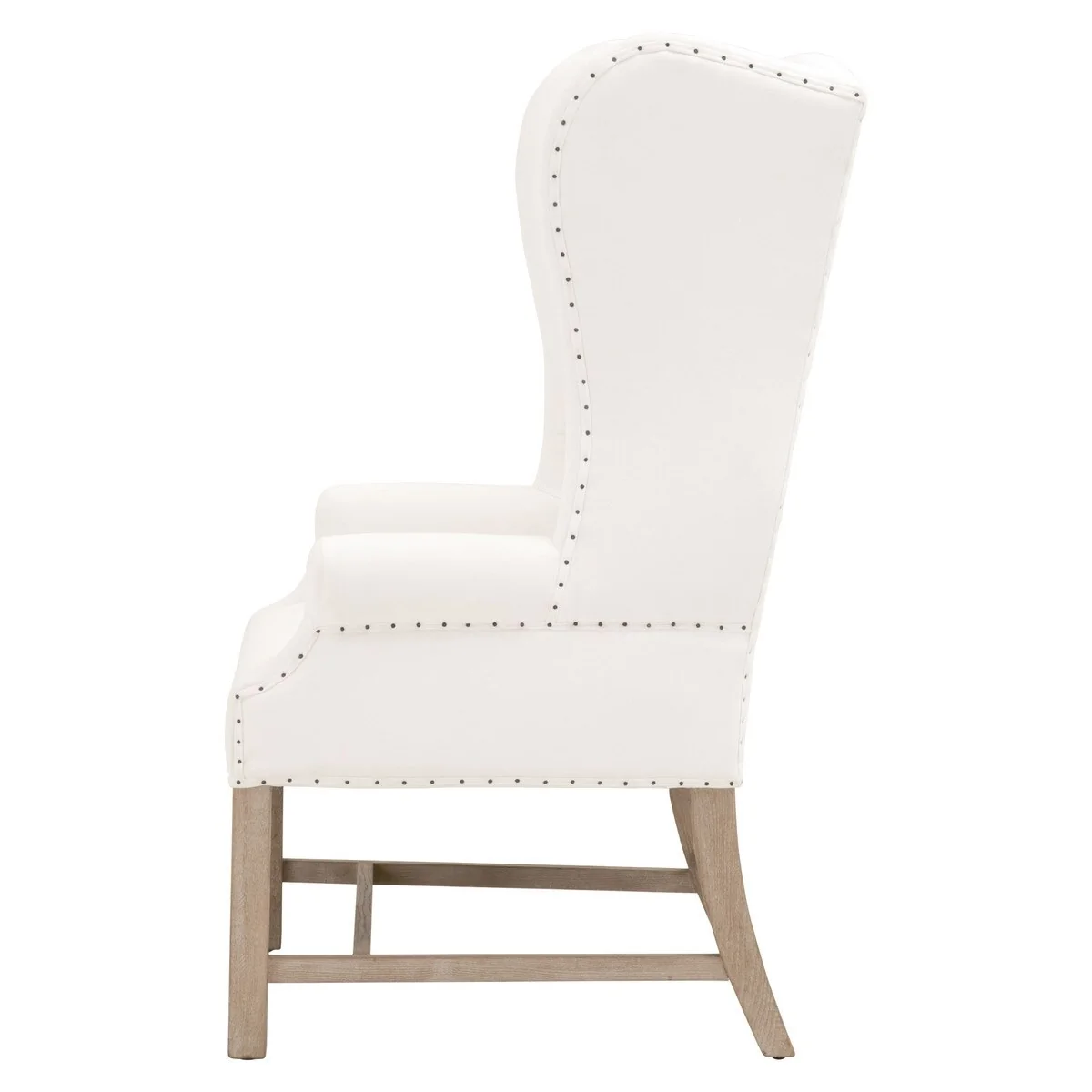 Essentials For Living Chateau Arm Dining Chair ~ LiveSmart Peyton-Pearl With Natural Gray Ash Frame - Image 3