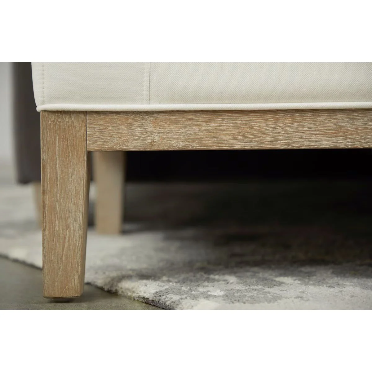 Essentials For Living Keaton Upholstered Bench ~ LiveSmart Peyton-Pearl - Image 5