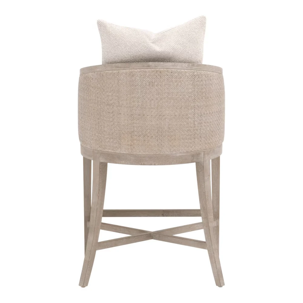 Essentials For Living McGuire Counter Stool ~ LiveSmart Gellar-Linen - Image 5