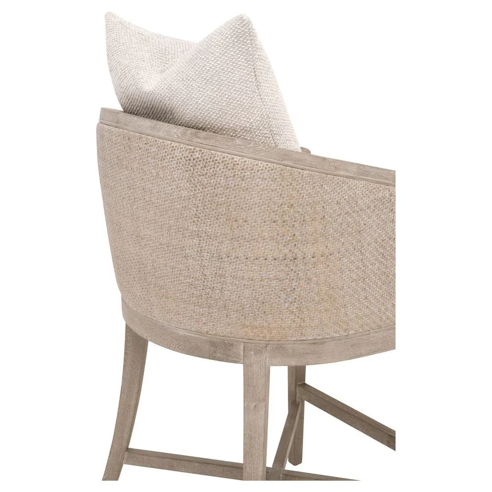 Essentials For Living McGuire Counter Stool ~ LiveSmart Gellar-Linen - Image 6