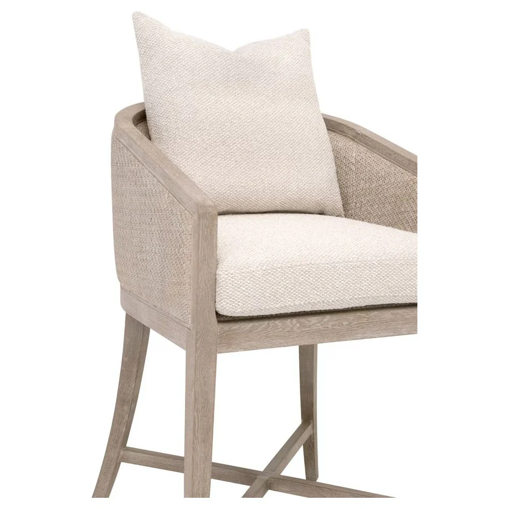 Essentials For Living McGuire Counter Stool ~ LiveSmart Gellar-Linen - Image 7