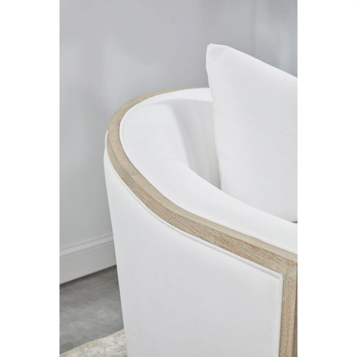 Essentials For Living Paxton Swivel Club Chair ~ LiveSmart Peyton-Pearl, Natural Gray Oak - Image 12