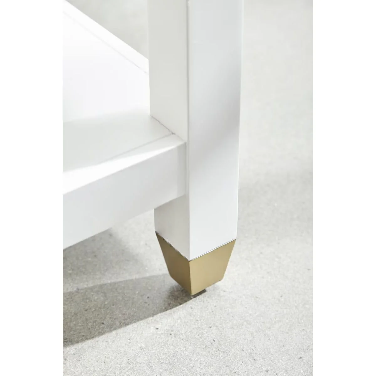 Essentials For Living Stella 1-Drawer Nightstand ~ Matte White - Image 6