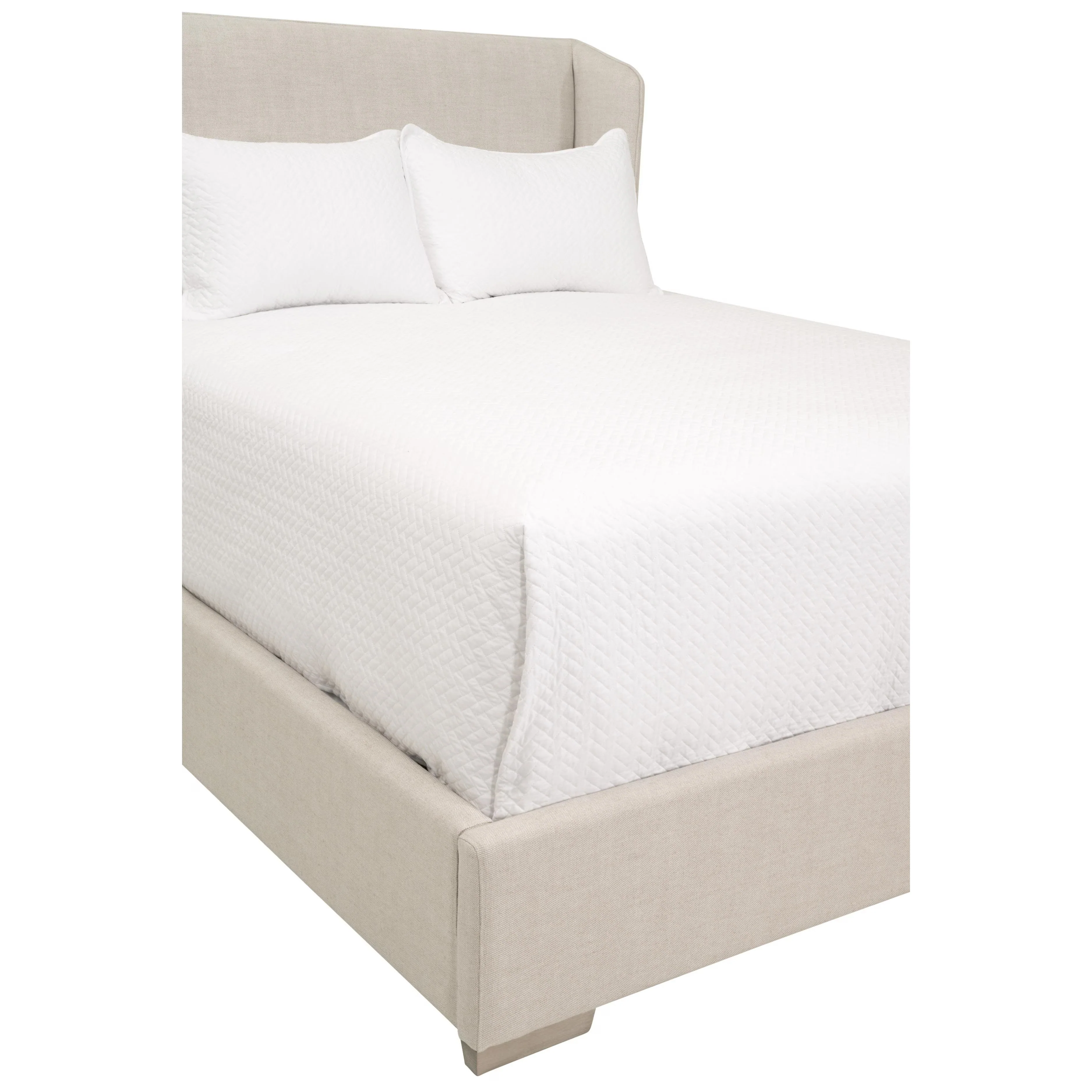 Essentials For Living Stewart Standard King Bed ~ Bisque, Natural Gray Oak - Image 10