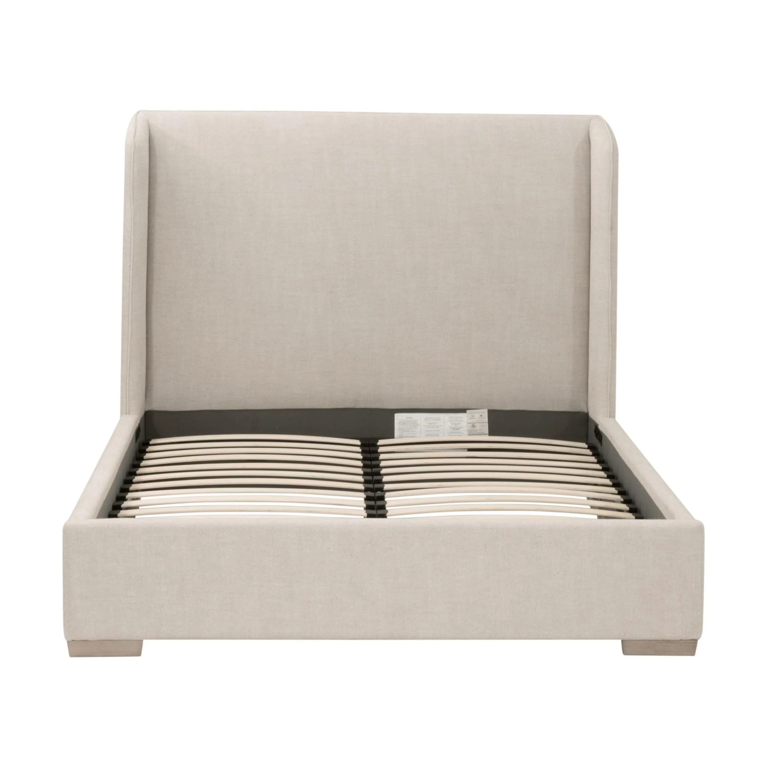 Essentials For Living Stewart Standard King Bed ~ Bisque, Natural Gray Oak - Image 4