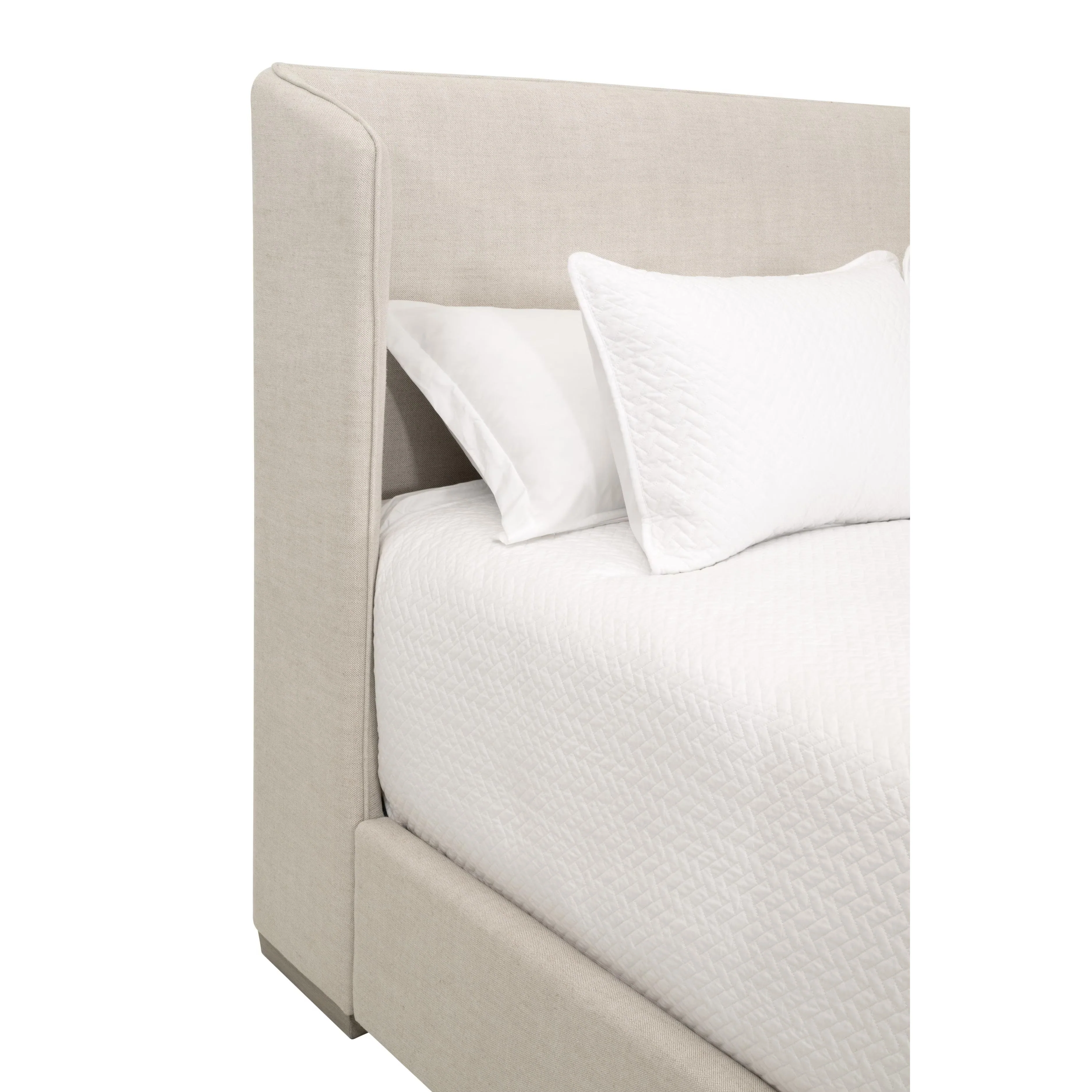 Essentials For Living Stewart Standard King Bed ~ Bisque, Natural Gray Oak - Image 9
