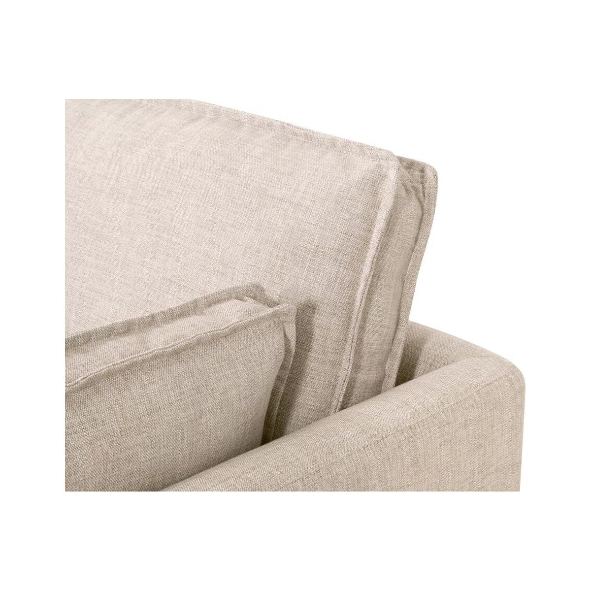 Essentials For Living Thea Outdoor 90” Taper Arm Slipcover Sofa ~ Performance Allerton-Twine - Image 4