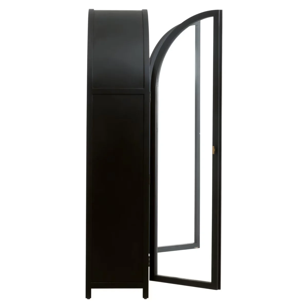 Essentials For Living Toulouse Black Birch With Natural Oak Display Cabinet - Image 10
