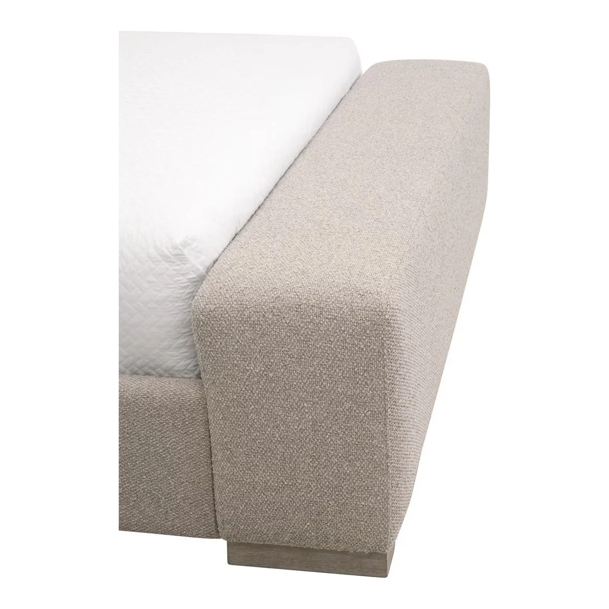 Essentials For Living Warren Cal King Bed ~ LiveSmart Gellar-Jute Performance Fabric With Natural Gray Oak - Image 10