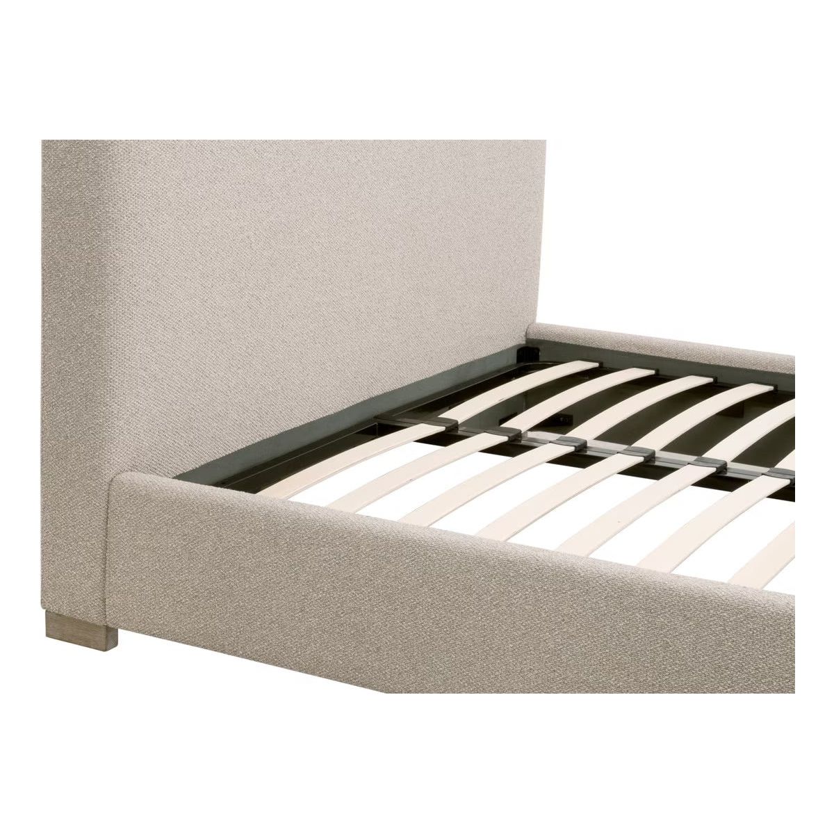 Essentials For Living Warren Cal King Bed ~ LiveSmart Gellar-Jute Performance Fabric With Natural Gray Oak - Image 11