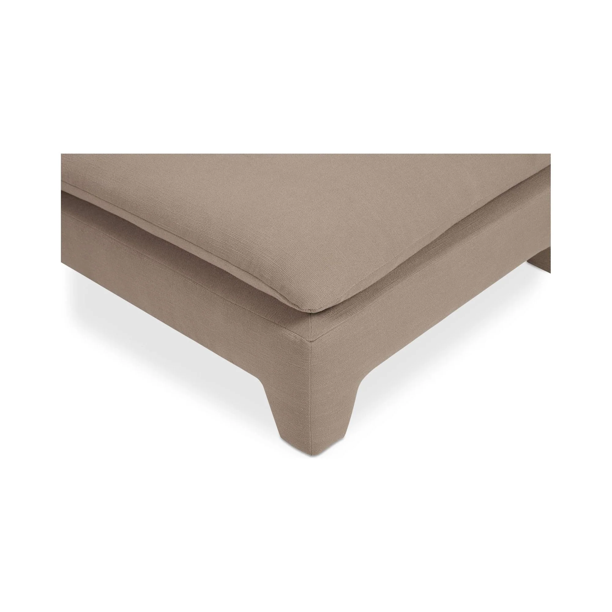 Moe’s Home Collection Estelle Flax Linen Chaise - Image 8
