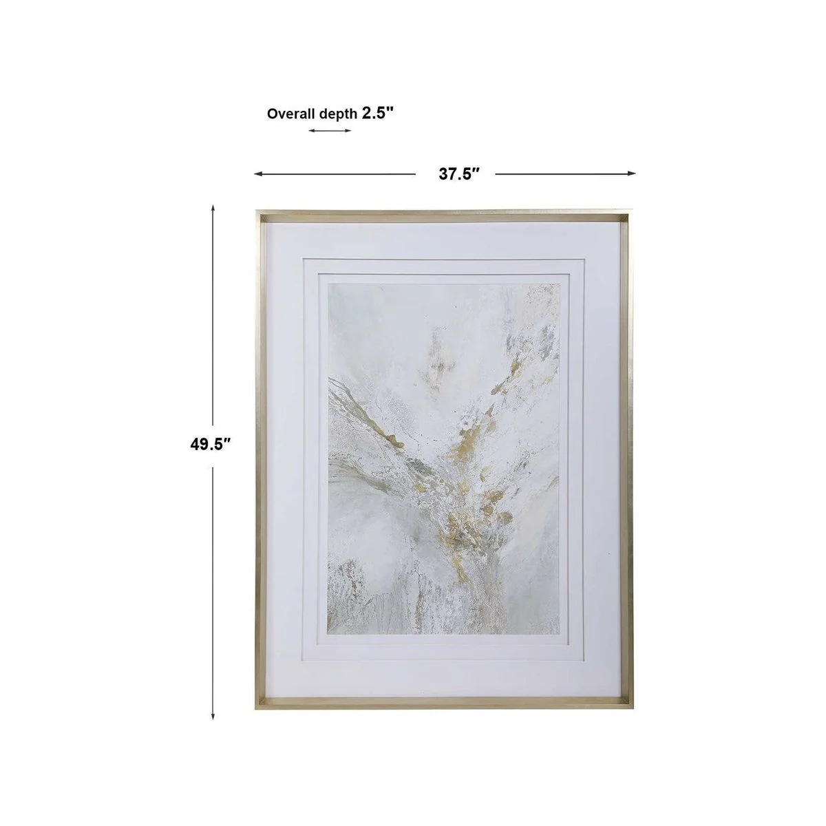 Uttermost Ethos Neutral Abstract Framed Print - Image 8