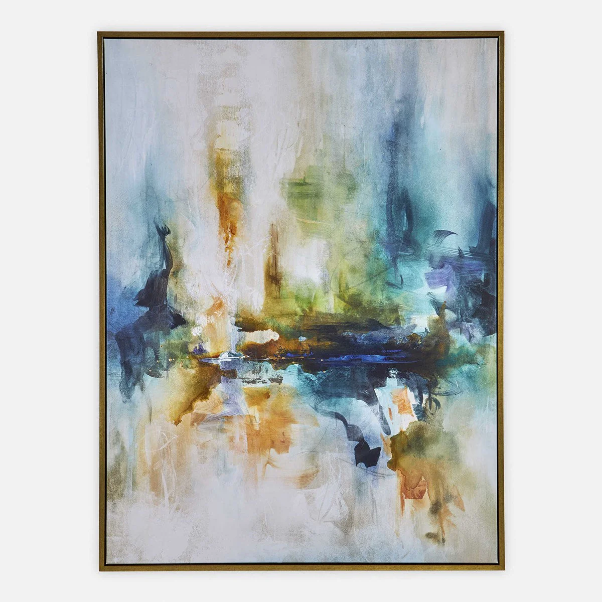 Uttermost Excursion Vibrant Modern Framed Canvas