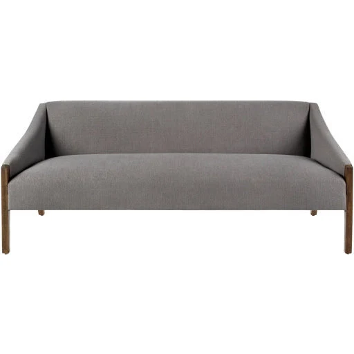 Surya Findlay Modern Grey Slope Arm Sofa Available In 2 Sizes
