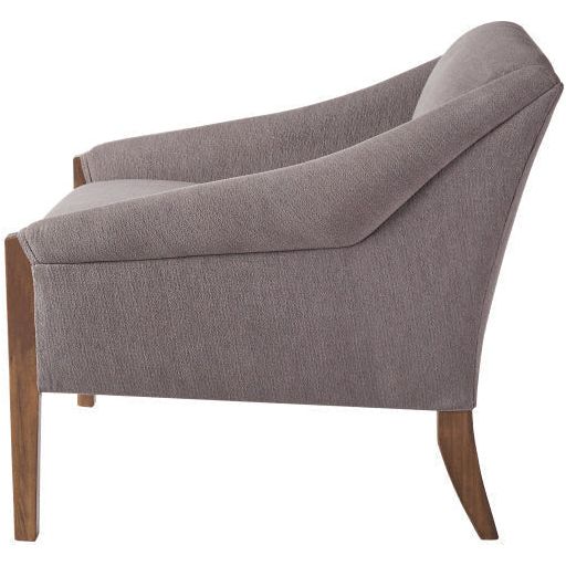 Surya Findlay Modern Grey Slope Arm Accent Chair - Image 3
