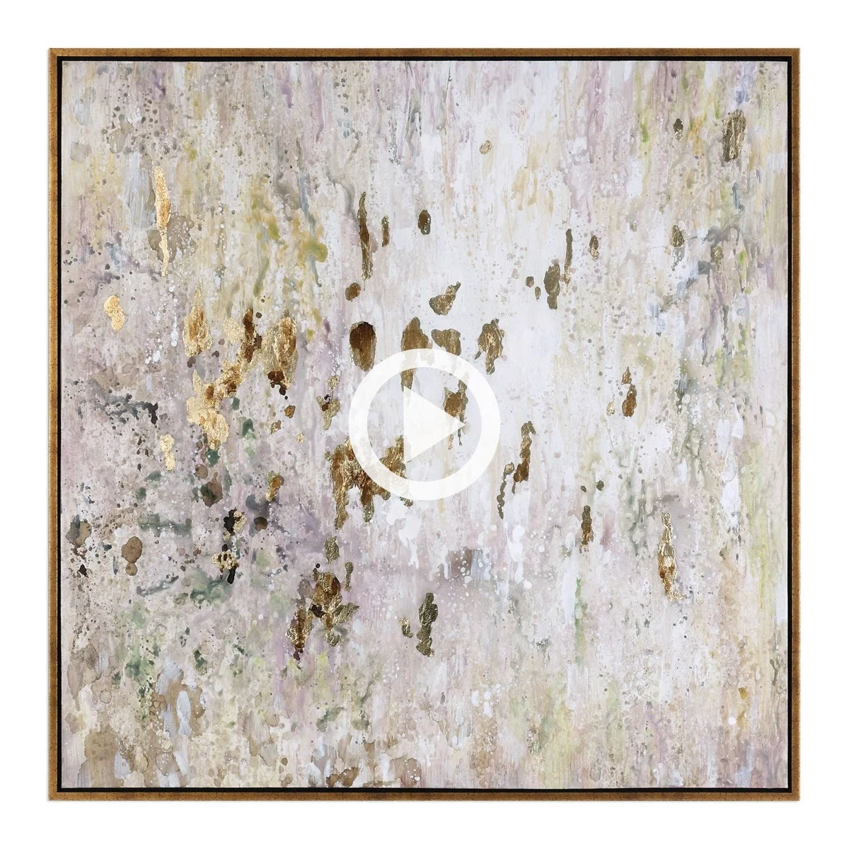 Uttermost Golden Raindrops Hand Painted Canvas - Image 7