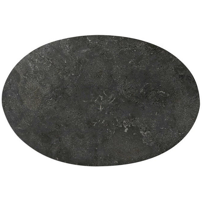 Uttermost Jessenia Bluestone Top With Antiqued Gold Iron Modern Accent Table - Image 4