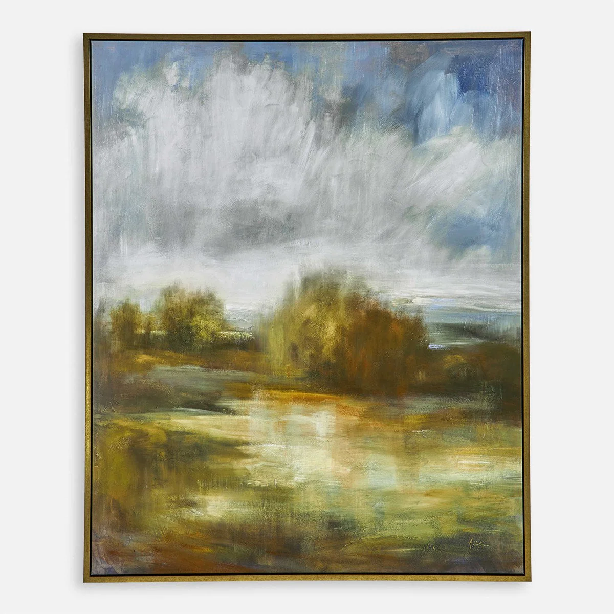 Uttermost John's Field Landscape Framed Canvas - Image 2