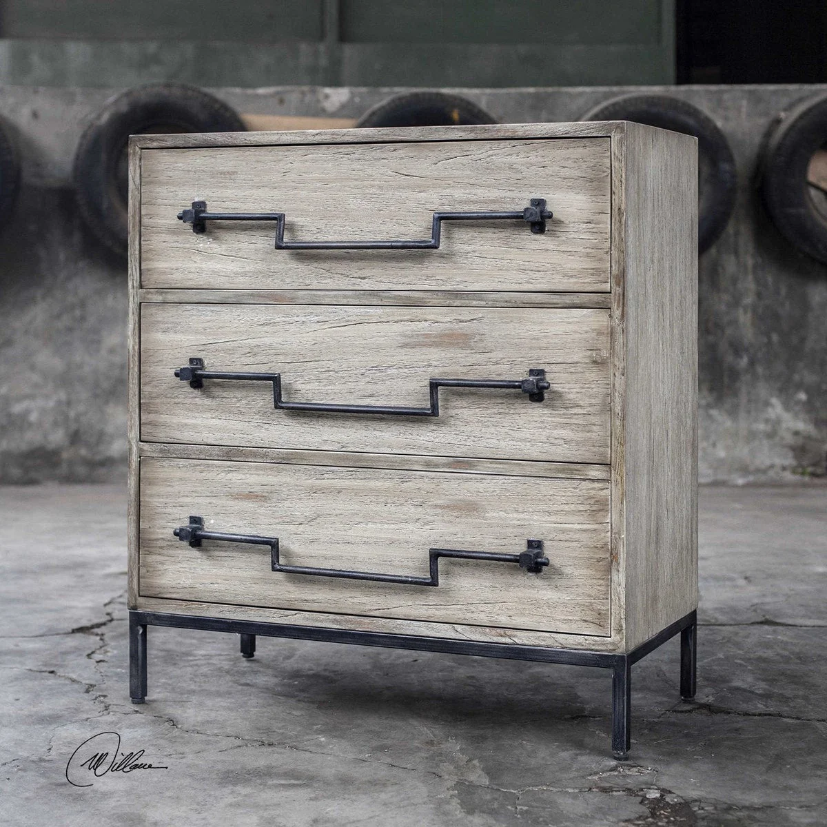 Uttermost Jory Aged Ivory Mango Wood Accent Chest - Image 4