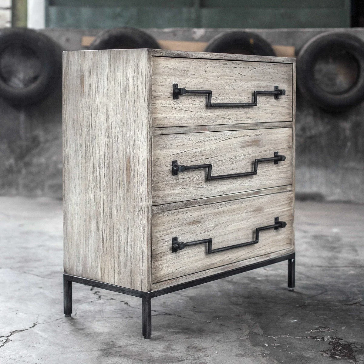 Uttermost Jory Aged Ivory Mango Wood Accent Chest - Image 5