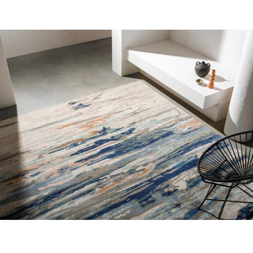 Surya Rugs Kavita Collection Gray, Blue, Teal, Brown & Beige Area Rug KVT-2302 - Image 11