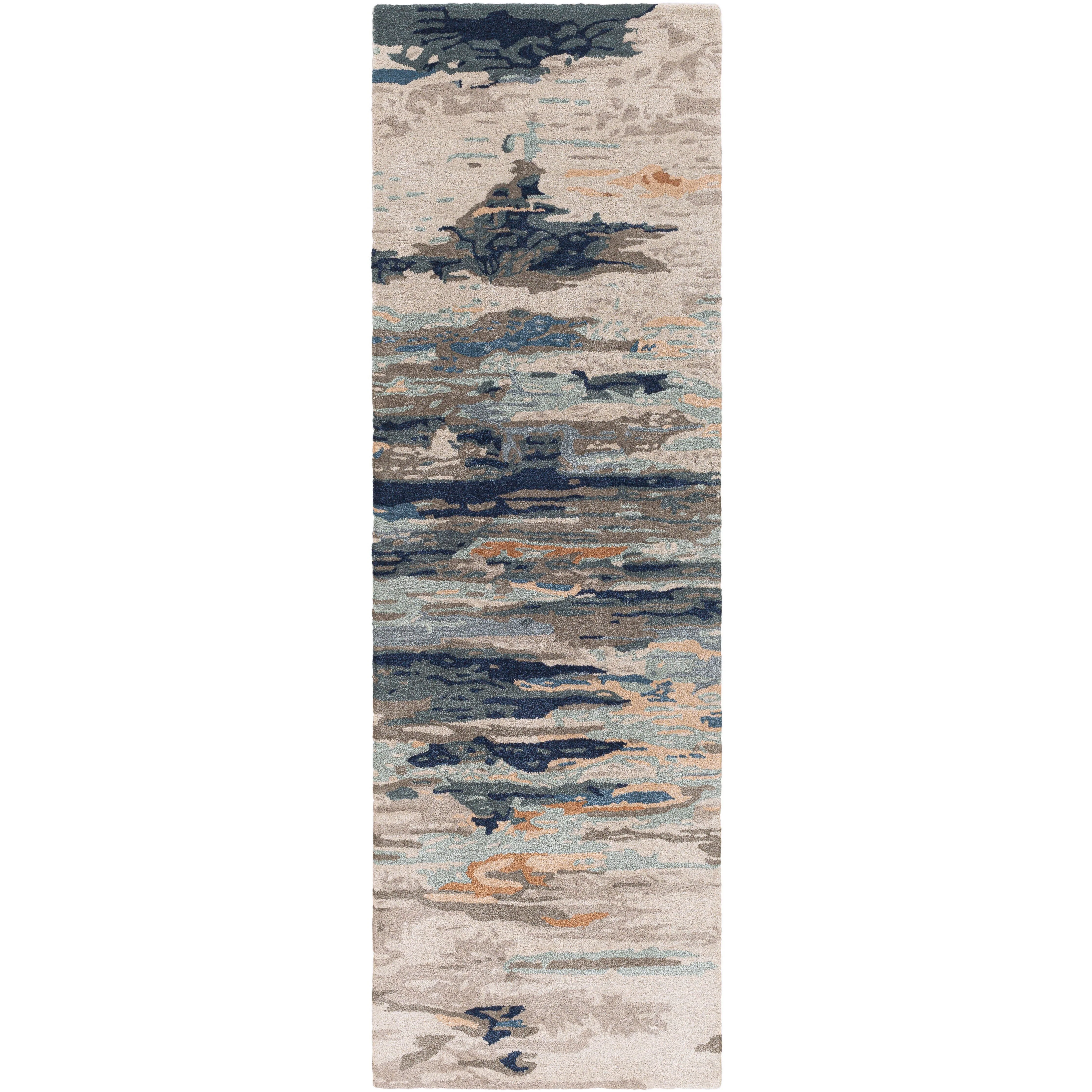 Surya Rugs Kavita Collection Gray, Blue, Teal, Brown & Beige Area Rug KVT-2302 - Image 5