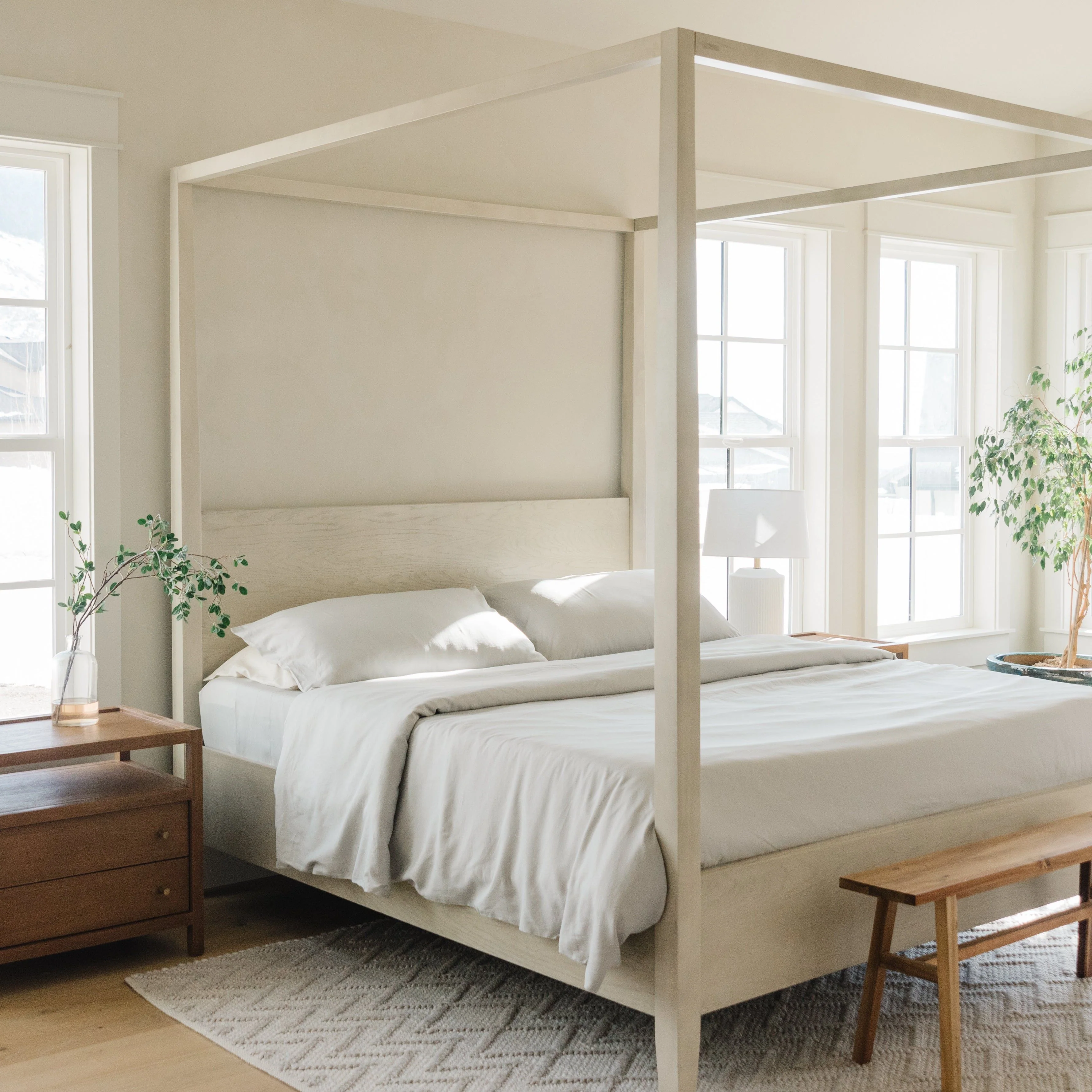 Cozy Earth Linen Bamboo Sheet Set Available In Queen and King Sizes - Image 8