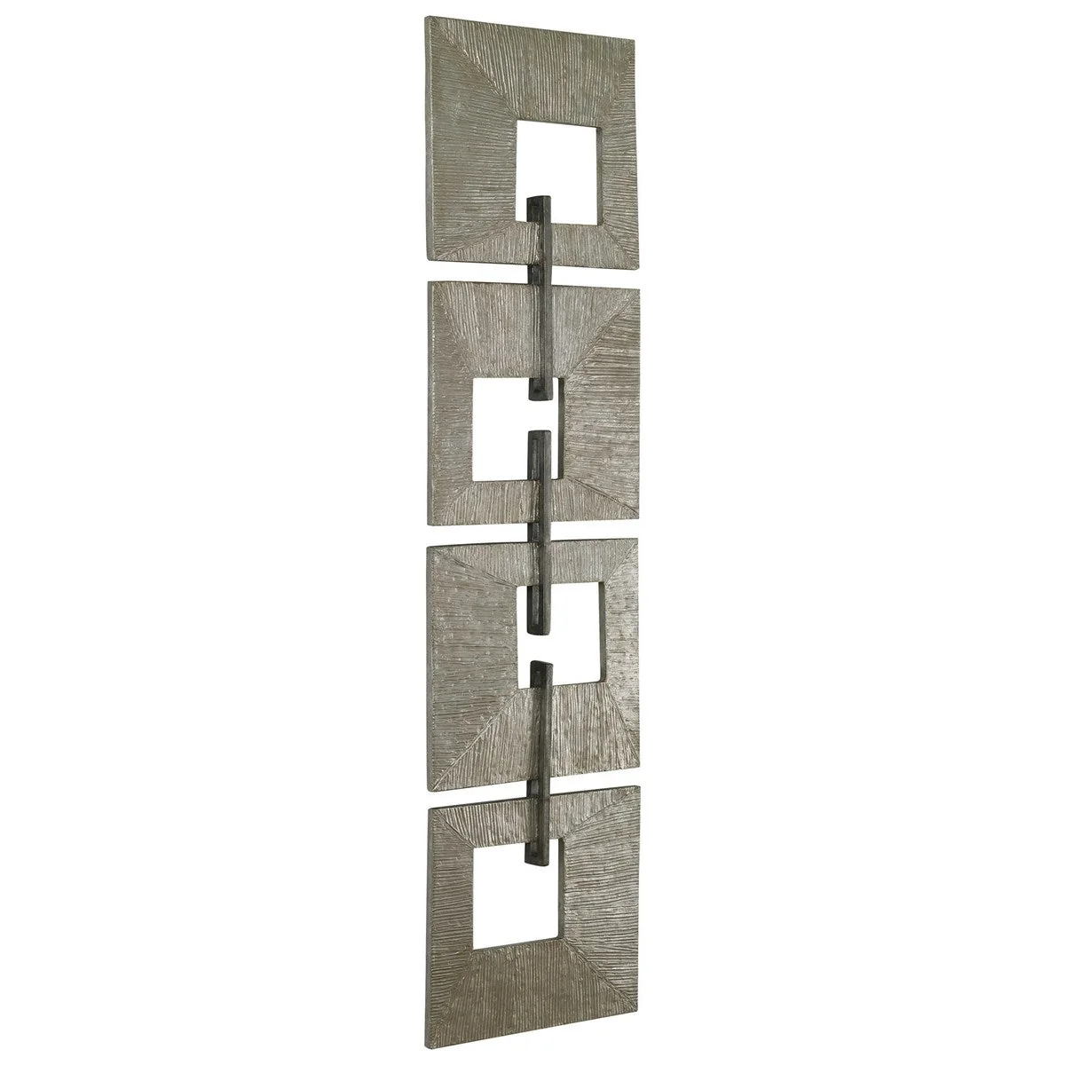 Uttermost Linked Aged Silver Metal Wall Decor - Image 4
