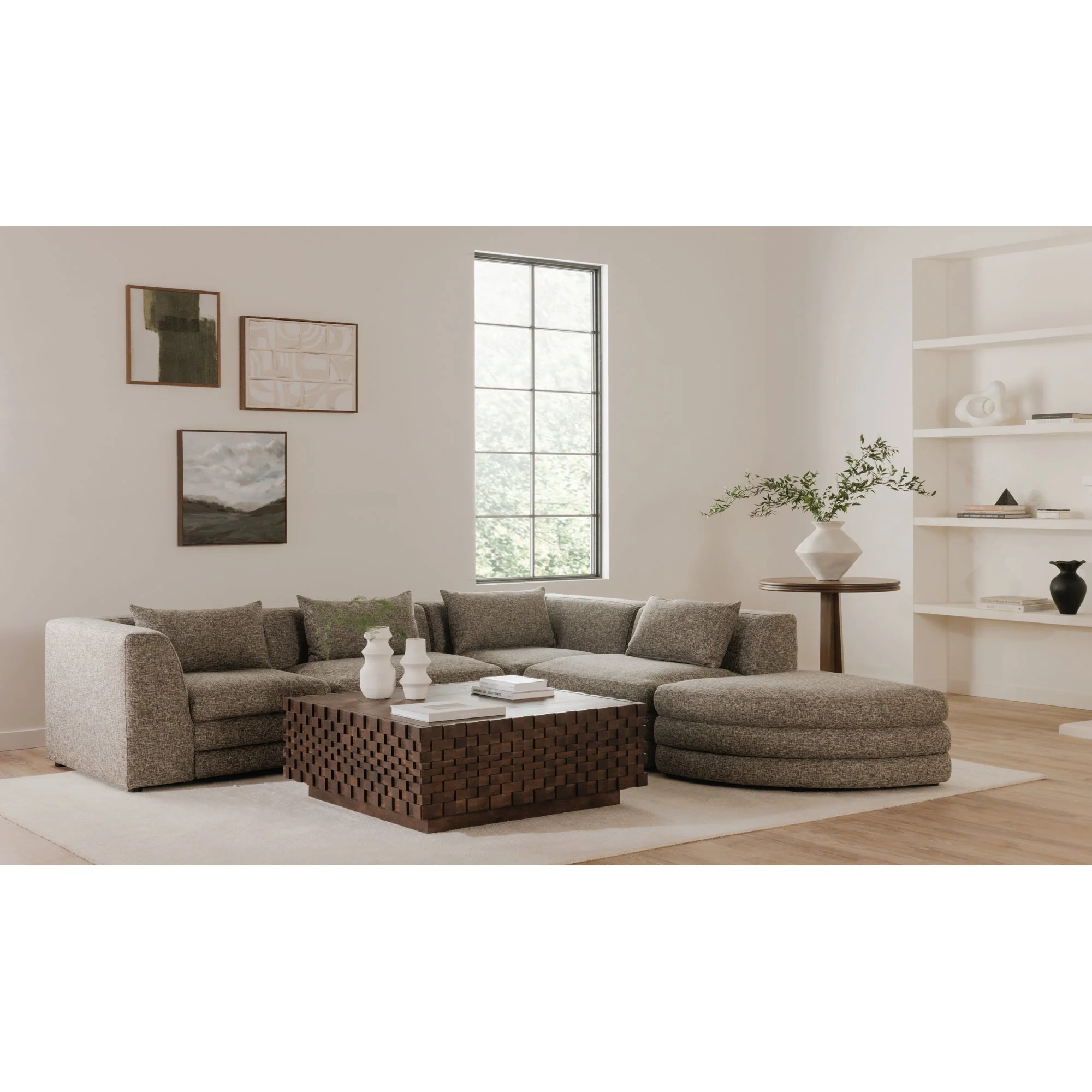 Moe's Home Collection Lowtide Alcove Modular Sectional