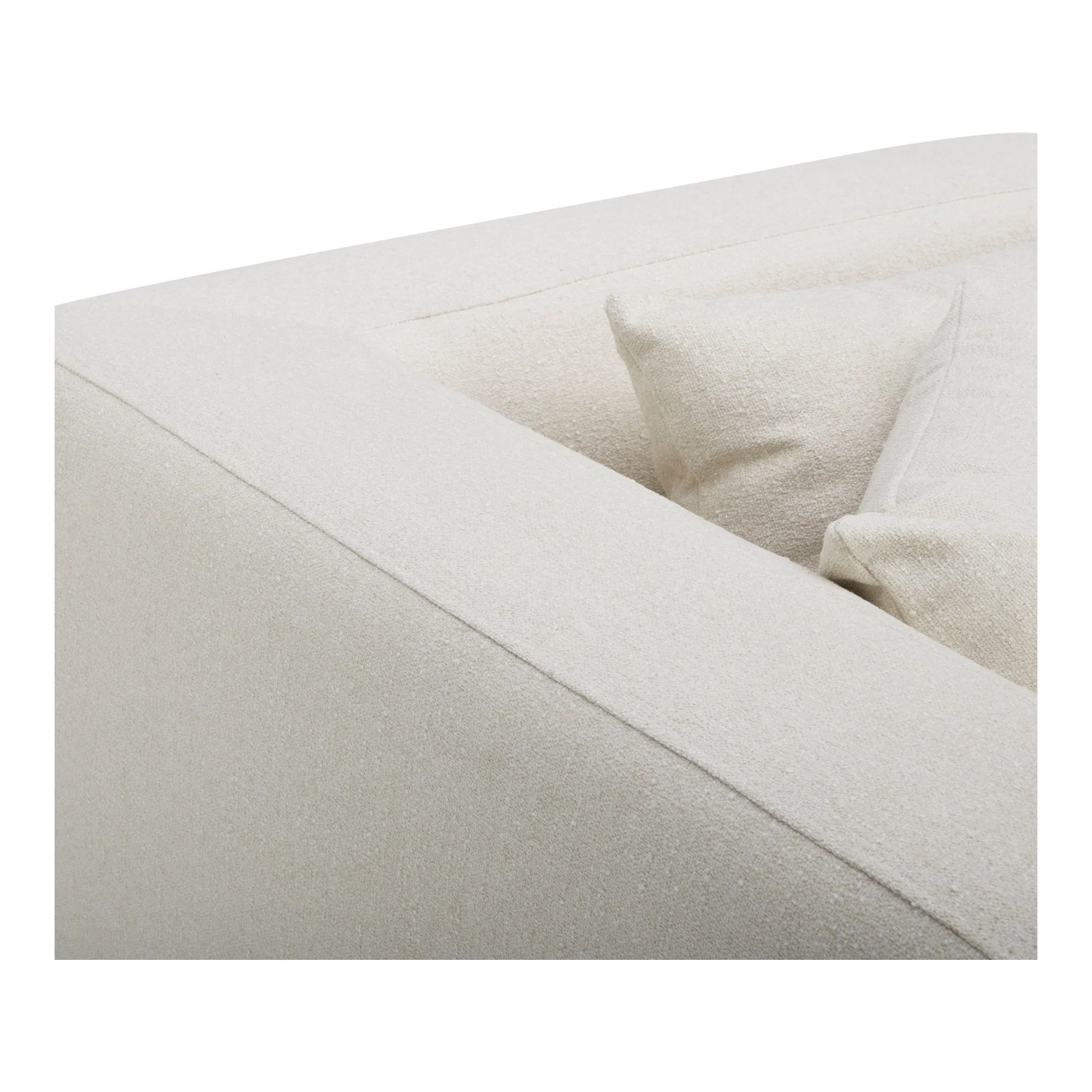 Moe's Home Collection Lowtide Lounge Warm White Modular Sectional - Image 10