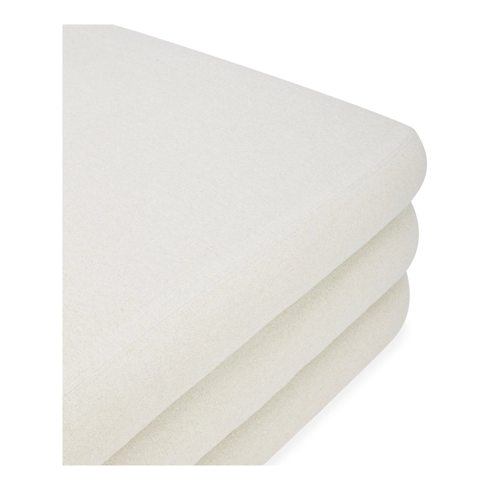 Moe's Home Collection Lowtide Modular Warm White Sofa - Image 7