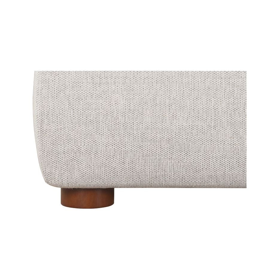 Moe's Home Collection Luzon Light Grey Upholstered King Size Bed With Tall Headboard - Image 6
